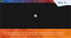 Desktop Screenshot of dexlerenergy.com
