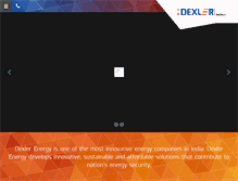 Tablet Screenshot of dexlerenergy.com